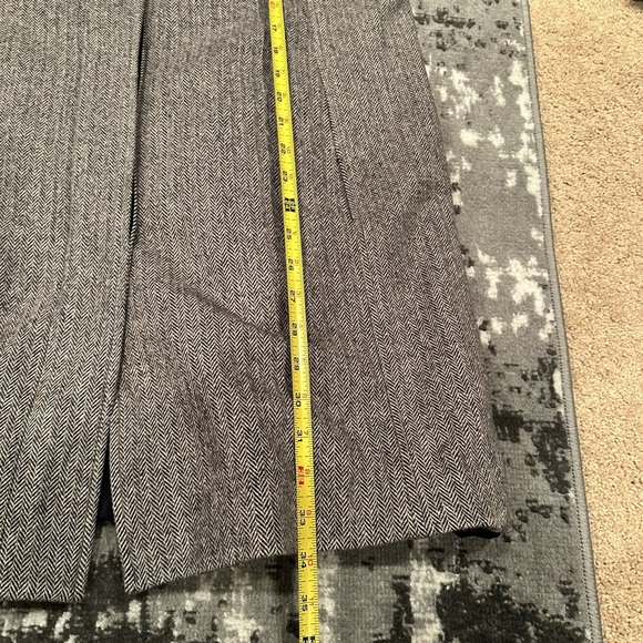 American Eagle Herringbone Button Front Jacket Wool Blend Women Sz XL - Picture 7 of 9